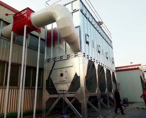 Συλλέκτης σκόνης μεγάλου όγκου αέρα με χωρητικότητα 3000 kg και ανθεκτικό αυτοκαθαριστικό σχεδιασμό