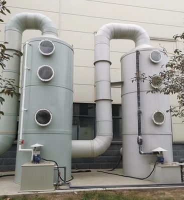 4000 mm ύψος υγρό ψεκασμό καθαρισμού πύργος καθαρισμού αερίων για τον έλεγχο της ατμοσφαιρικής ρύπανσης