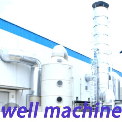 7.5 KW ισχύς ανεμιστήρα FRP Πύργος πράσινης απορρόφησης για υλικό καθαρισμού χημικών αερίων αποβλήτων