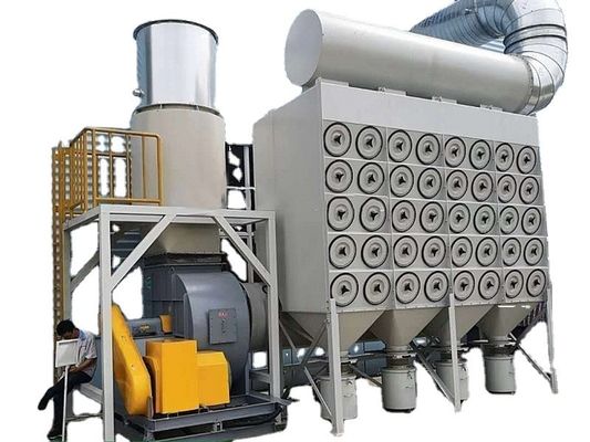 1200 kg Σύστημα απομάκρυνσης σκόνης Φίλτρο φυσίγγιο Συλλέκτης σκόνης με απλή δομή