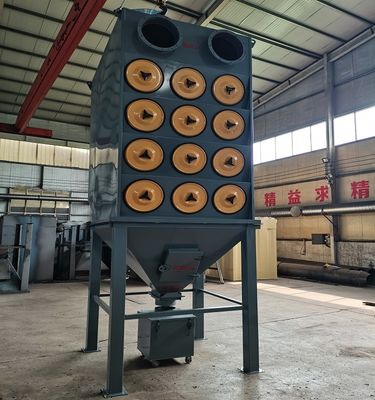 1200 kg Σύστημα απομάκρυνσης σκόνης Φίλτρο φυσίγγιο Συλλέκτης σκόνης με απλή δομή