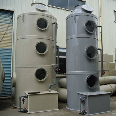 OEM Πύργος απορρόφησης αερίων καυσαερίων CO2 και SO2 για καθαρισμό αέρα σε εργοστάσια παραγωγής