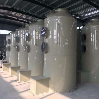 OEM Πύργος απορρόφησης αερίων καυσαερίων CO2 και SO2 για καθαρισμό αέρα σε εργοστάσια παραγωγής