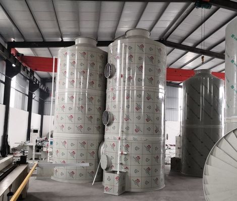 OEM Πύργος απορρόφησης αερίων καυσαερίων CO2 και SO2 για καθαρισμό αέρα σε εργοστάσια παραγωγής