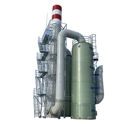 Διάμετρος 3000 mm Βιομηχανική στήλη απορρόφησης καυσαερίων PP υγρού καθαριστικού